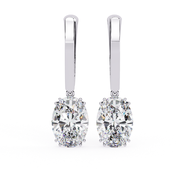 Picture of OvalGrace Danglers - 1.65 Carat Delicate Brilliance.