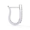 Picture of Dual Dazzle Hoops – Round & Baguette Diamonds