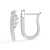 Picture of Dual Dazzle Hoops – Round & Baguette Diamonds