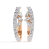Picture of Dual Dazzle Hoops – Round & Baguette Diamonds