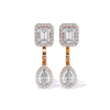 Picture of Timeless Fusion – 2.15 Carat Emerald, Pear & Round Diamond Drops