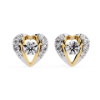 Picture of Tiny Hearts,Big Sparkle - 0.80 Carat Studs.