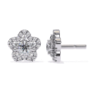 Picture of Bloom With Brilliance - 0.90 Carat Floral Diamond Studs.