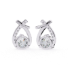 Picture of Eternal Swirl – 1.30 Carat Round Diamond Earrings