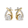 Picture of Eternal Swirl – 1.30 Carat Round Diamond Earrings