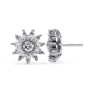 Picture of Floral Radiance – 1.30 Carat Marquise & Round Diamond Studs