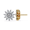Picture of Floral Radiance – 1.30 Carat Marquise & Round Diamond Studs