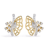 Picture of Butterfly Bloom – Marquise & Round Diamond Earrings