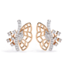 Picture of Butterfly Bloom – Marquise & Round Diamond Earrings