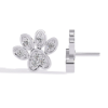 Picture of Paw Inspired Diamond Stud Earrings.