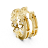 Picture of Bezel Brilliance Hoop Earrings – 1.30 Carat Round Diamonds