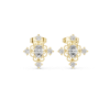 Picture of Royal Bloom - 0.70 Carat Round & Oval Diamod Heritage Studs.