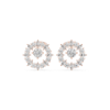 Picture of Celestial Halo - 1.50 Carat Round & Marquise Diamond Circle Studs.