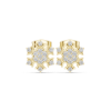 Picture of Golden Radiance - 0.50 Carat Round Diamond Bloom Studs.