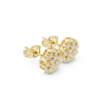 Picture of Petal Cluster - 0.50 Carat Round Diamond Starburst Studs.