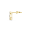 Picture of Golden Halo - Round Diamond Starburst Stud Earrings