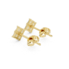 Picture of Royal Square – Princess Cut Diamond Stud Earrings