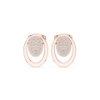 Picture of Eternal Radiance – Round Diamond Oval Stud Earrings