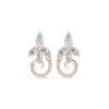 Picture of Celestial Loop - 2.20 Carat Round,Marquise & Pear Diamond Earrings.