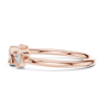 Picture of Trinity Spark -Round Diamond Ring In Bezel Setting.