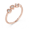 Picture of Trinity Spark -Round Diamond Ring In Bezel Setting.