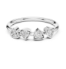 Picture of Trinity Spark -Round Diamond Ring In Bezel Setting.