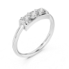 Picture of Trinity Bar – 3 Stone Round Diamond Ring