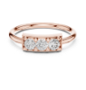Picture of Trinity Bar – 3 Stone Round Diamond Ring