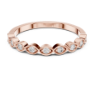 Picture of Radiant Petal - Bezel Set Diamond Ring