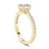 Picture of Regal Spark – 0.45 Carat Princess Diamond Ring.( 0.60 CTW Diamonds)