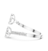 Picture of Floral Whirl – Open Flower Diamond Band.