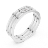 Picture of Classic Grid Band - Princess Cut Ring.