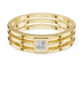 Picture of Classic Grid Band - Princess Cut Ring.