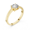 Picture of Forever One Ring - 0.85 Carat Round Solitaire.