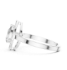 Picture of Lustrous Halo Ring - 1 Carat Pear & Round 
