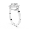 Picture of Lustrous Halo Ring - 1 Carat Pear & Round 