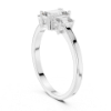 Picture of Emerald Grace – Three Stone Emerald Diamond Ring