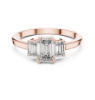 Picture of Emerald Grace – Three Stone Emerald Diamond Ring