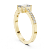 Picture of Eternal Grace – 0.50 Carat Emerald Solitaire Diamond Ring ( 0.60 CTW Diamonds)