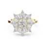 Picture of Starlight Elegance – 1.30 Carat Diamond Burst Cocktail Ring