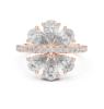 Picture of Celestial Flower – 2.40 Carat Diamond Cluster Ring