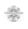 Picture of Celestial Flower – 2.40 Carat Diamond Cluster Ring