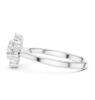 Picture of Radiant Cluster - 0.75 Carat Round Diamond Petal Ring.
