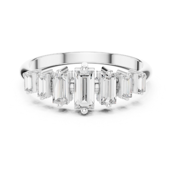 Picture of Linear Brilliance - 0.60 Carat Baguette Diamond Band.