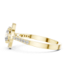 Picture of Golden Halo - 1.35 Carat Round Diamond Ring