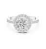 Picture of Golden Halo - 1.35 Carat Round Diamond Ring