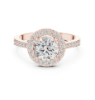 Picture of Golden Halo - 1.35 Carat Round Diamond Ring