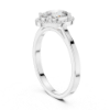 Picture of Radiant Embrace - 0.70 CT Oval With Round Diamond Halo (0.80 CTW Diamonds)