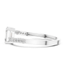 Picture of Crystal Line - 0.50 Carat Emerald Cut With Round Diamonds ( 0.65 CTW Diamonds)
