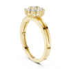 Picture of Eternal Petal – Round Diamond Floral Cluster Ring
